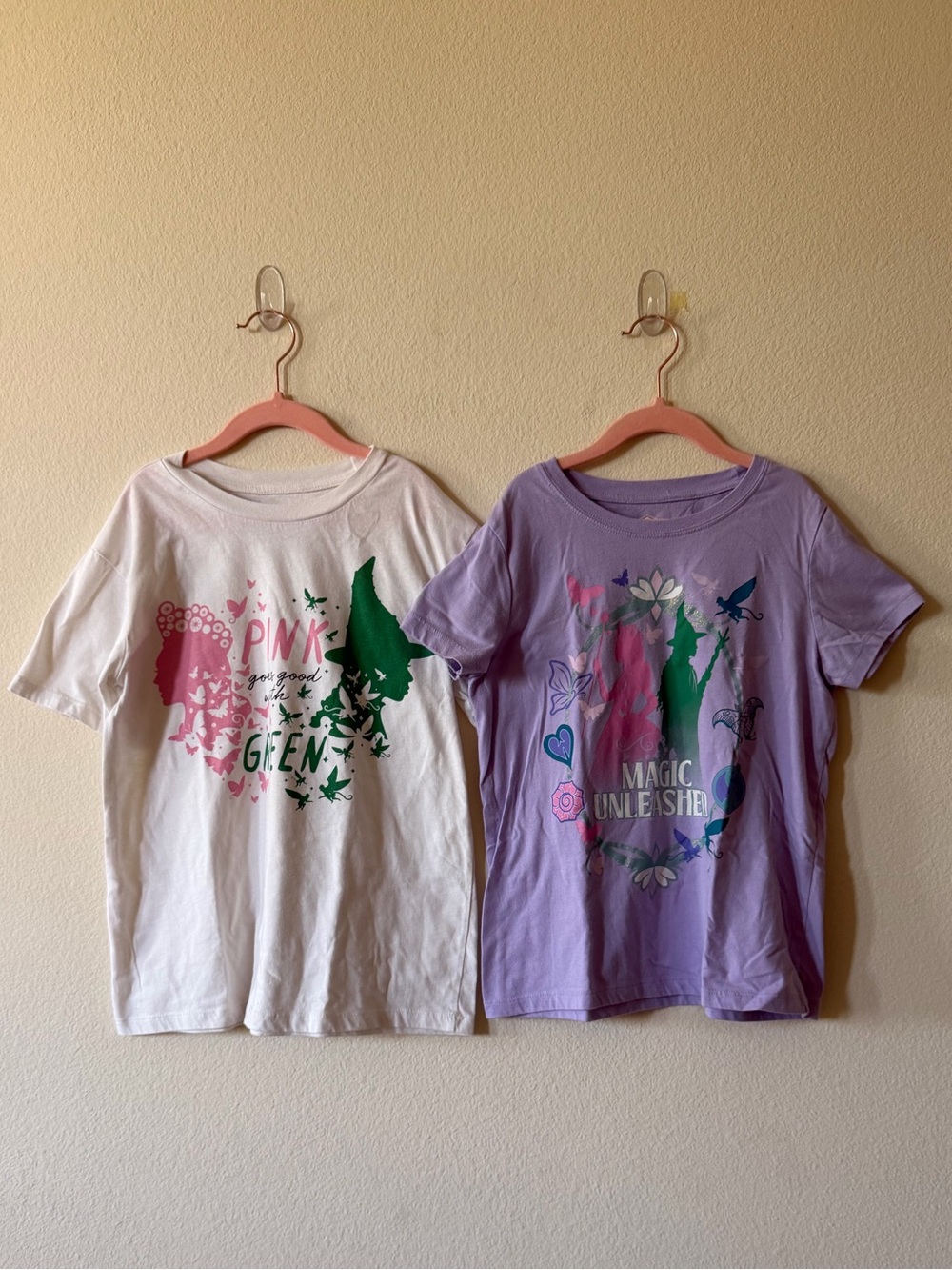 GUC Bundle of 2 Wicked Tees (white and purple) girls size large